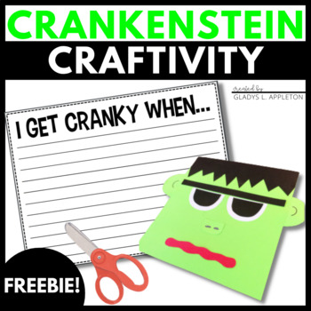 Preview of Crankenstein Craftivity and Writing Prompt
