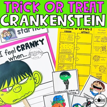 Preview of Crankenstein Trick or Treat Read Aloud Activities - Reading Comprehension