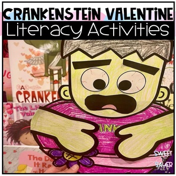 Preview of Crankenstein Valentine Literacy Activities and Craft