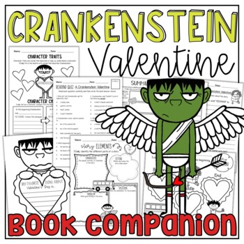 Preview of Crankenstein Valentine Printable No Prep Read Aloud Book Companion