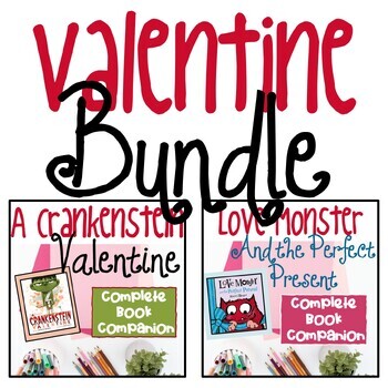 Preview of Crankenstein and Love Monster Valentine Book Companion and Activities