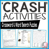 Crash Activities Jerry Spinelli Crossword Puzzle and Word Search