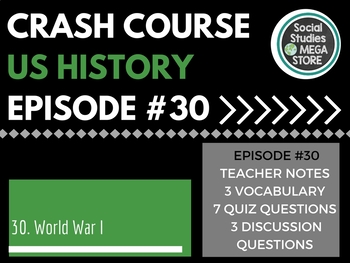 Preview of America in World War I: Crash Course US History #30