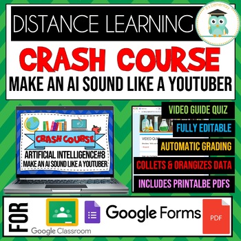 Preview of Crash Course Artificial Intelligence #8 Make an AI sound like a YouTuber Quiz