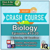 Crash Course Biology #15-20 | Digital & Printable