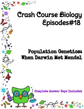 Preview of Crash Course Biology #18: Population Genetics, When Darwin Met Mendel