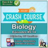 Crash Course Biology #9-14 | Digital & Printable