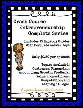 Preview of Crash Course Business Entrepreneurship COMPLETE SERIES