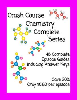 Preview of Crash Course Chemistry BUNDLE 46 Episode Guides Covering the Entire Series