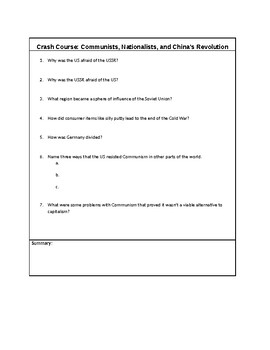 chinese revolution essay questions