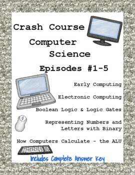 Preview of Crash Course Computer Science #1-5 (Logic Gates, Binary, Early Computing)