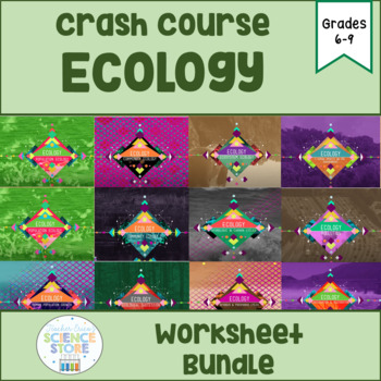 Preview of Crash Course Ecology Video Worksheet- BUNDLE