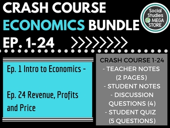 Preview of Crash Course Economics Ep. 1-24