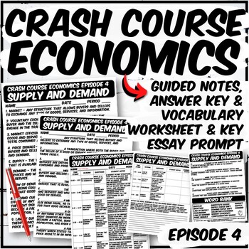 Preview of Crash Course Economics Episode 4: Supply and Demand