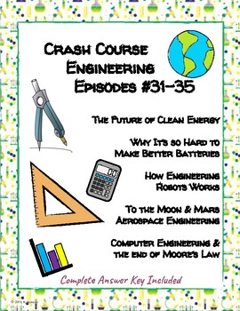 Preview of Crash Course Engineering #31-35 (Computer, Moore's Law, Aerospace, Clean Energy)