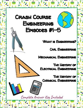 Preview of Crash Course Engineering Episodes #1-5 (Chemical, Mechanical, Civil, Electrical)
