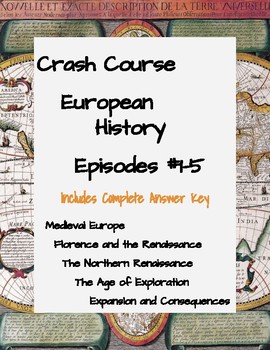 Preview of Crash Course European History #1-5 (Medieval, Renaissance, Exploration)