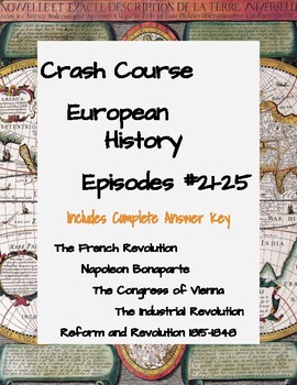 Preview of Crash Course European History #21-25 (French & Industrial Revolutions, Napoleon)