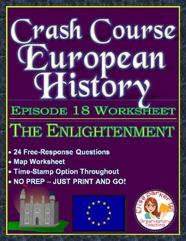 Preview of Crash Course European History Episode 18 Worksheet: The Enlightenment