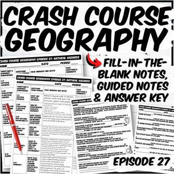 Preview of Crash Course Geography Episode 27: Natural Disasters