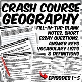 Crash Course Geography Episodes 1-5 Bundle