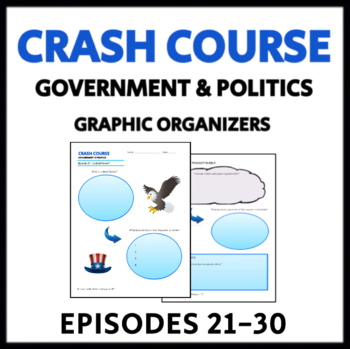 Preview of Crash Course Government & Politics Worksheets: Episodes 21-30, with Answer Keys
