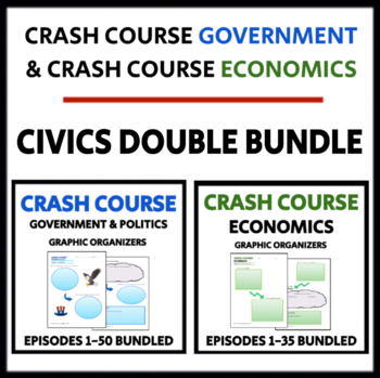 Preview of Crash Course Government and Crash Course Economics - CIVICS DOUBLE BUNDLE
