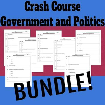 Preview of Crash Course Government and Politics BUNDLE!