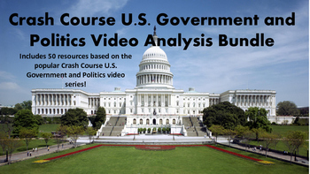 Preview of Crash Course Government and Politics Video Analysis Bundle