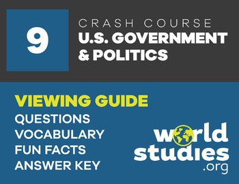 Preview of Crash Course  Government and Politics Video Guide Ep. 9:How a Bill Becomes a Law