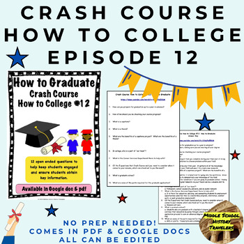 Preview of Crash Course How to College #12: How to Graduate