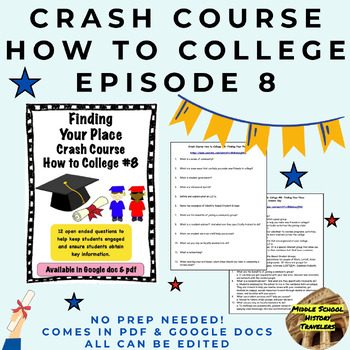 Preview of Crash Course How to College #8: Finding Your Place