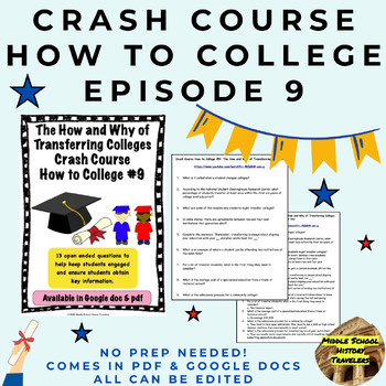 Preview of Crash Course How to College #9: The How and Why of Transferring Colleges