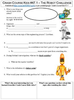 Course Kids (The Robot worksheet by Marandis