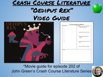 Preview of "Oedipus Rex" Crash Course Literature Video Guide (Episode 202)