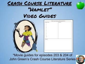 Preview of "Hamlet" Crash Course Literature Video Guides (Episodes 203-204)