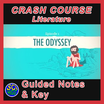 Preview of Crash Course Literature #201 - The Odyssey WS & Key