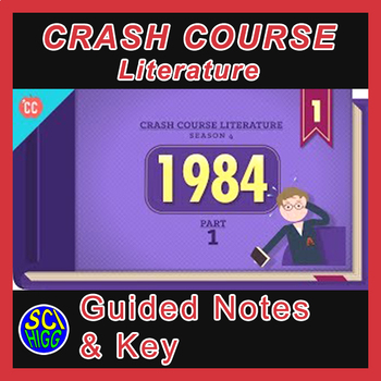 Preview of Crash Course Literature #401 - 1984 Part 1 WS & Key