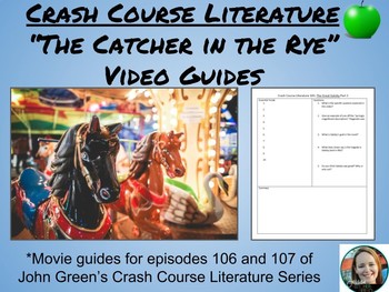 Preview of "The Catcher in the Rye" Crash Course Literature Video Guides (Episodes 106-107)