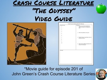 Preview of "The Odyssey" Crash Course Literature Video Guide (Episode 201)