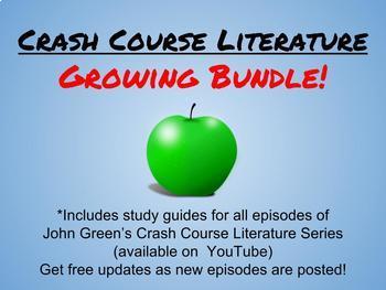 Preview of Crash Course Literature Growing Bundle