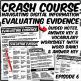 Crash Course Navigating Digital Information: Ep. 6 Evaluat