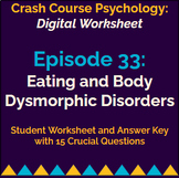 Crash Course Psychology #33: Eating and Body Dysmorphic Disorders