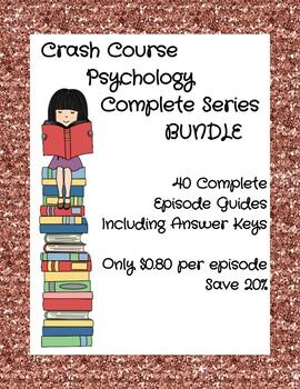Preview of Crash Course Psychology COMPLETE SERIES BUNDLE - 40 Episode Guides