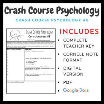 Crash Course Psychology: Complete Guides for Episodes 1 10 by William