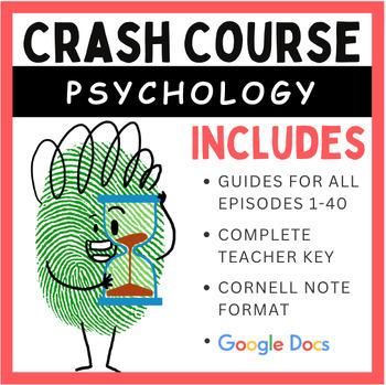 Preview of Crash Course Psychology: Complete Guides for Every Episode (Bundle)