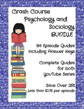 Preview of Crash Course Psychology and Sociology MEGA BUNDLE - 84 Episode Guides