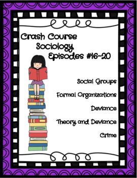 Preview of Crash Course Sociology #16-20 (Social Groups, Crime, Deviance)
