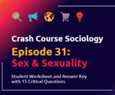 Crash Course Sociology #31: Sex & Sexuality Worksheet