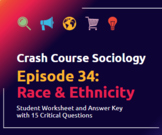 Crash Course Sociology #34: Race & Ethnicity Worksheet